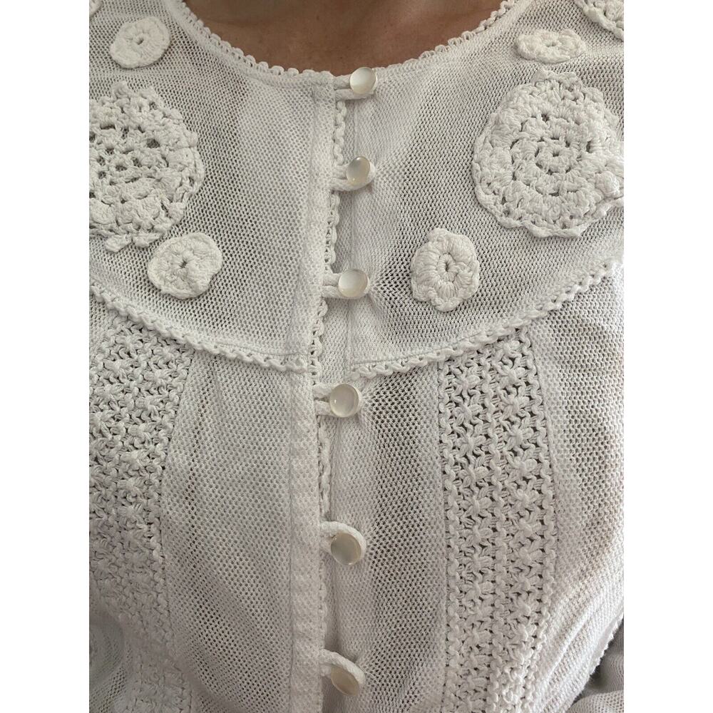 Bandolino women's cardigan, in a romantic style.100% cotton 8 - Picture 6 of 12